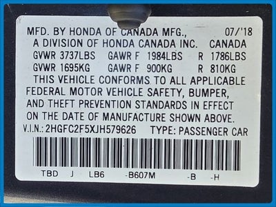 2018 Honda Civic LX