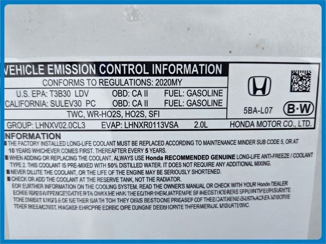 2020 Honda Civic LX