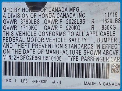 2020 Honda Civic LX