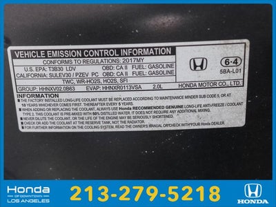 2017 Honda Civic EX