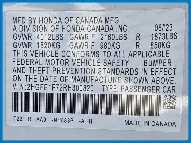 2024 Honda Civic EX
