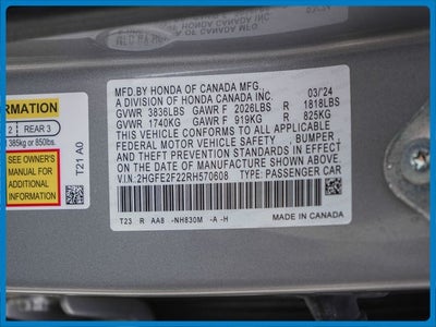 2024 Honda Civic LX