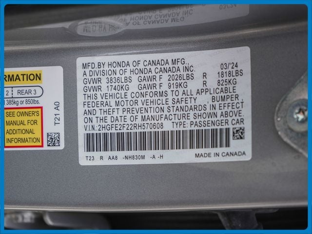 2024 Honda Civic LX
