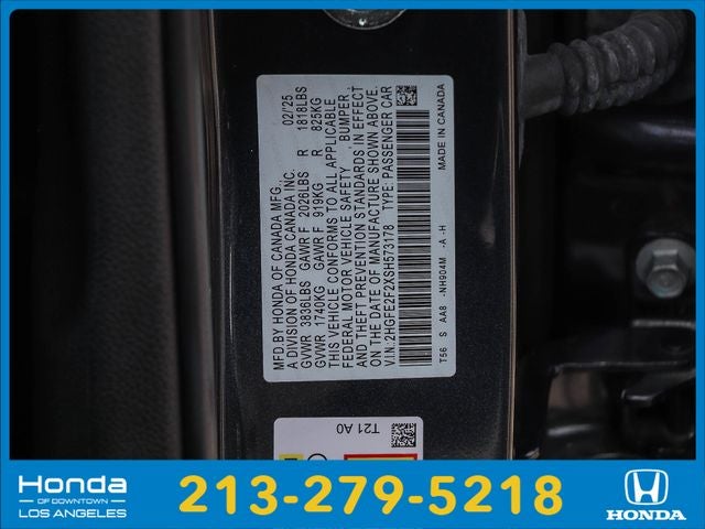 2025 Honda Civic LX