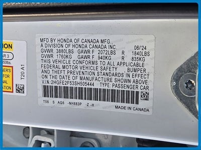 2025 Honda Civic Sport