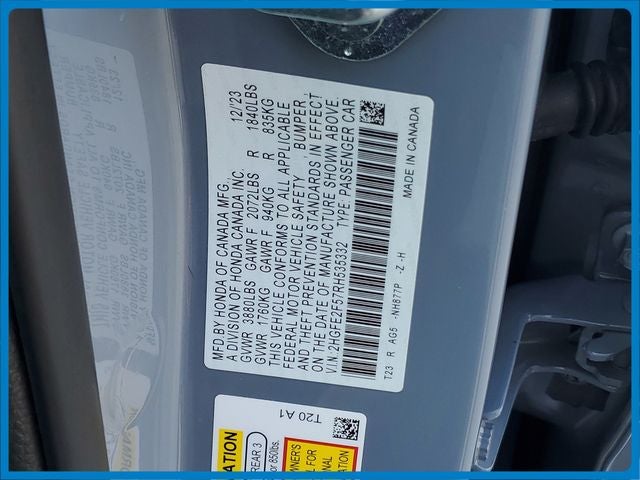 2024 Honda Civic Sport