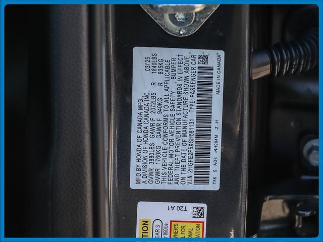2025 Honda Civic Sport