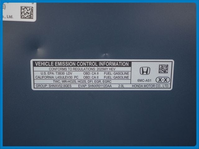 2025 Honda Civic Hybrid Sport Touring