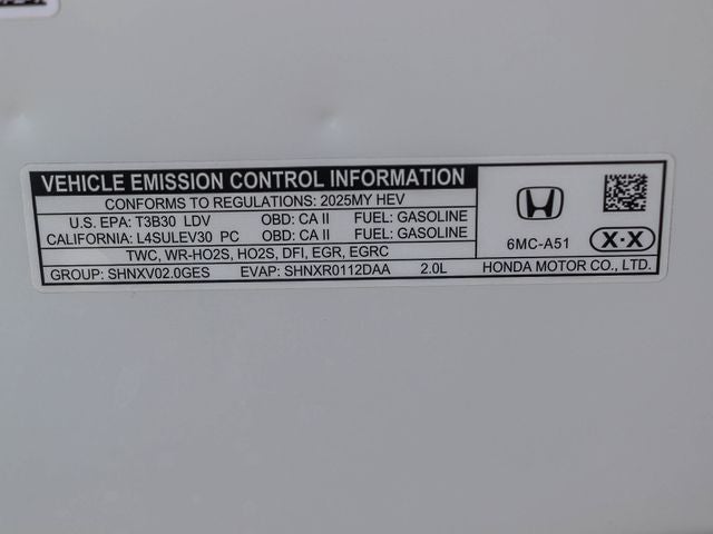 2025 Honda Civic Hybrid Sport