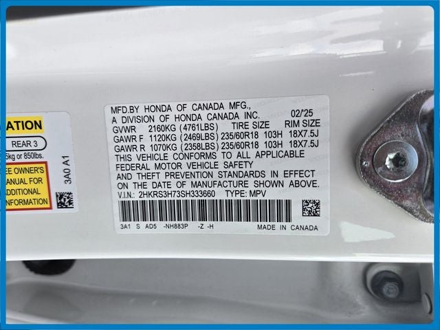 2025 Honda CR-V EX-L