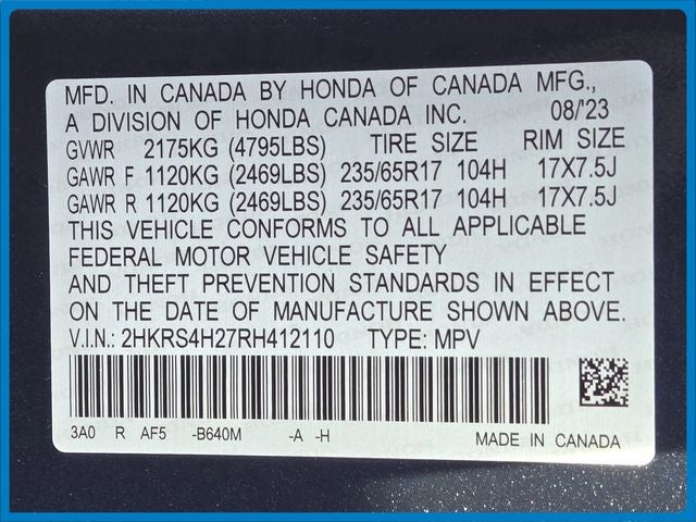 2024 Honda CR-V LX