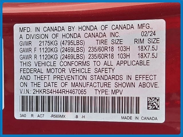 2024 Honda CR-V EX