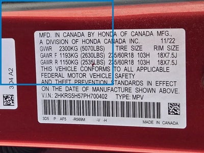 2023 Honda CR-V Hybrid Sport