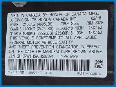 2018 Honda CR-V EX