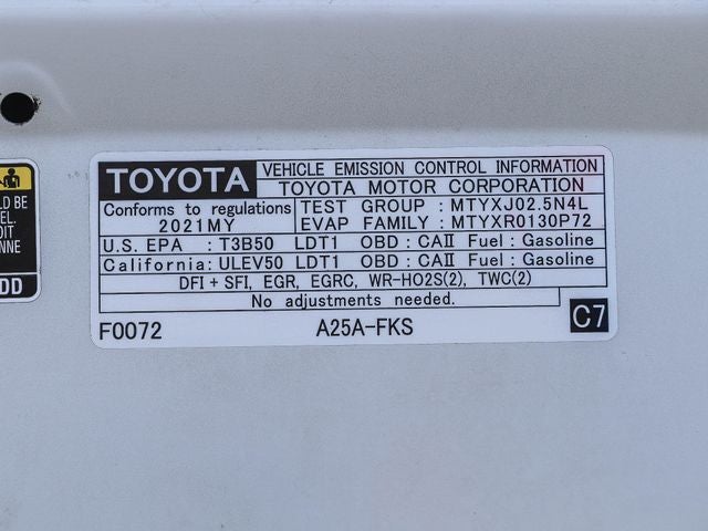 2021 Toyota RAV4 LE