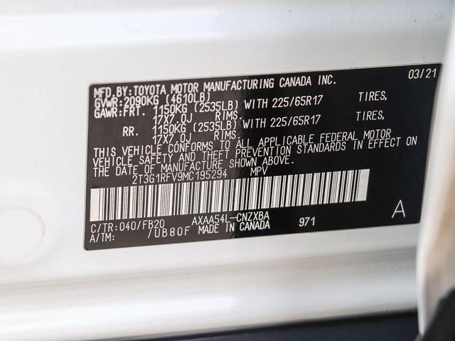 2021 Toyota RAV4 LE