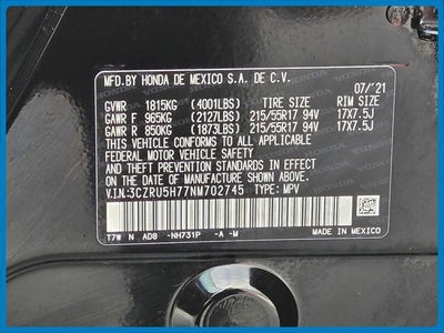 2022 Honda HR-V EX-L