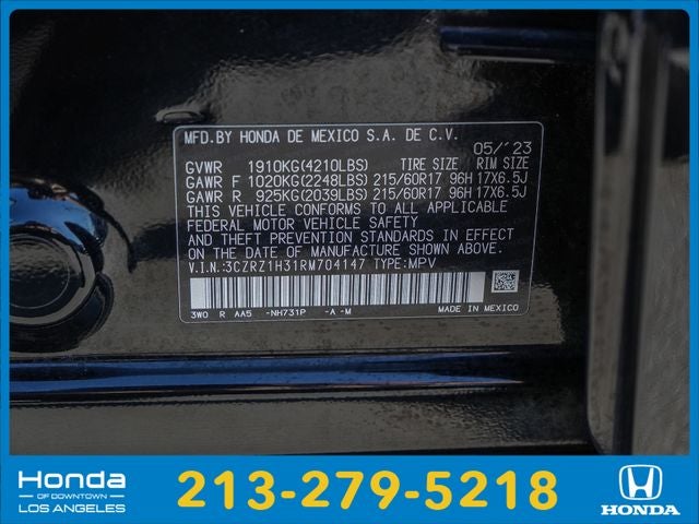2024 Honda HR-V LX