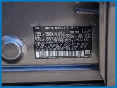 2025 Honda HR-V LX