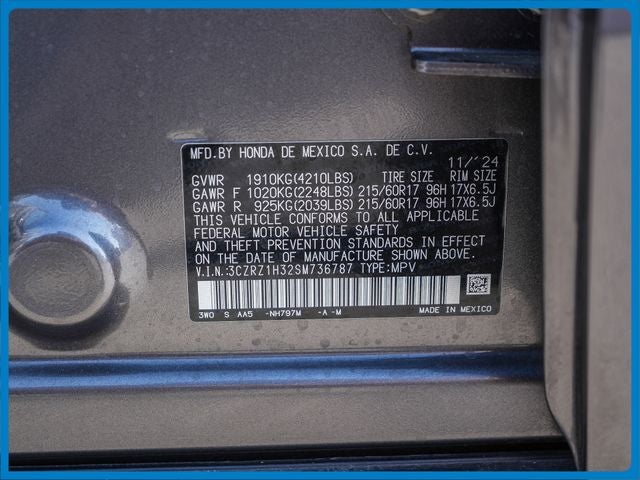 2025 Honda HR-V LX