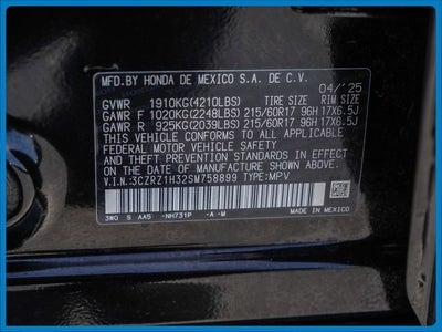 2025 Honda HR-V LX