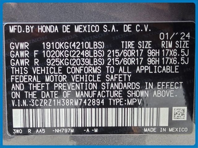 2024 Honda HR-V LX