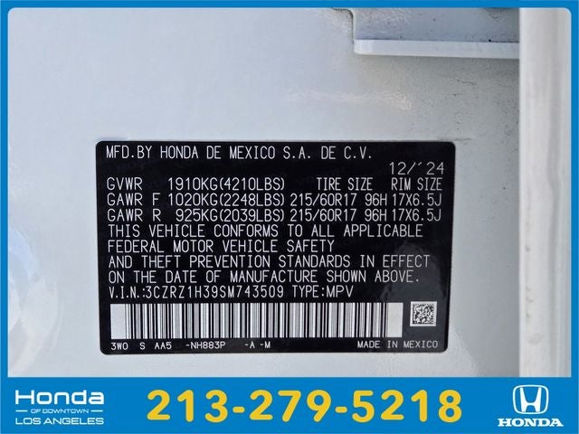 2025 Honda HR-V LX