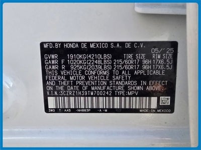 2026 Honda HR-V LX