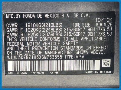2025 Honda HR-V LX