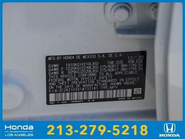 2026 Honda HR-V LX - Photo 28