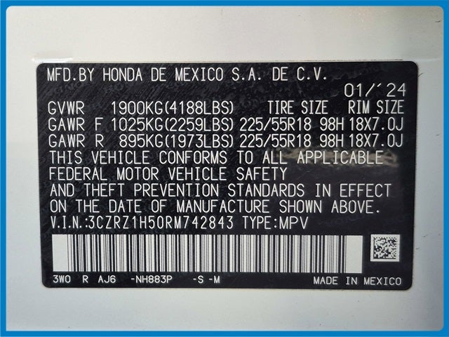 2024 Honda HR-V Sport