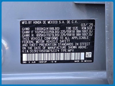 2025 Honda HR-V Sport