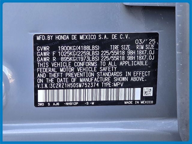 2025 Honda HR-V Sport