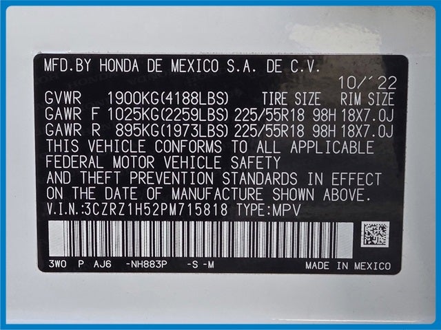 2023 Honda HR-V Sport