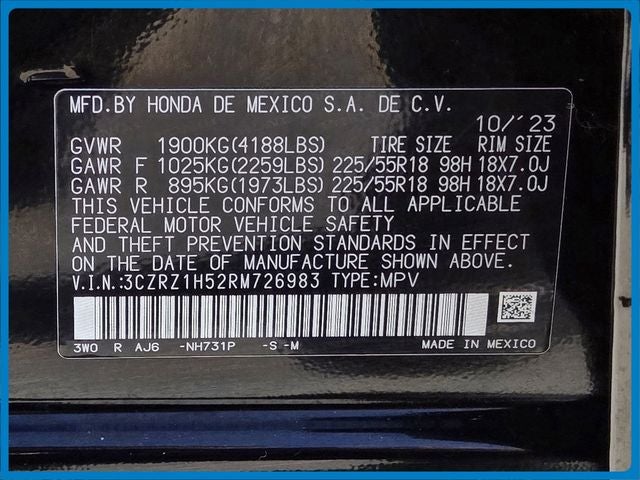 2024 Honda HR-V Sport