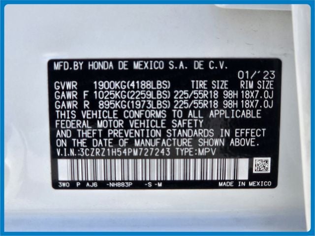 2023 Honda HR-V Sport
