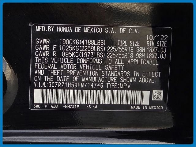 2023 Honda HR-V Sport