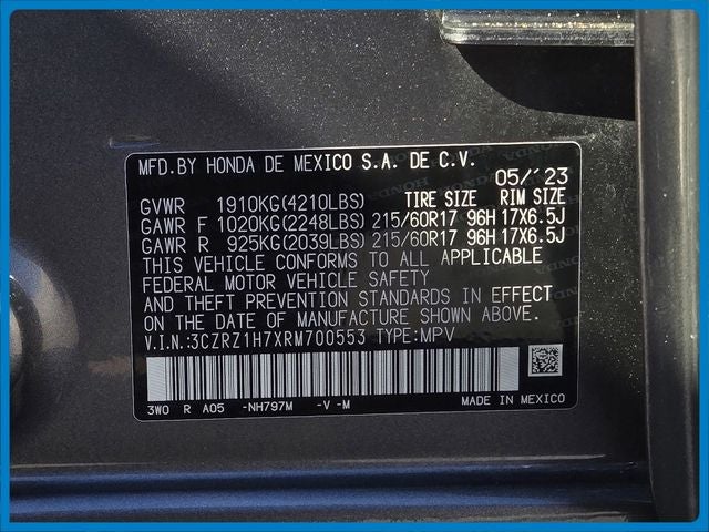 2024 Honda HR-V EX-L