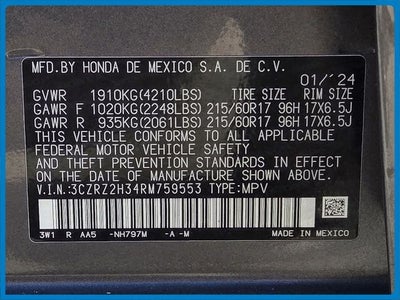 2024 Honda HR-V LX