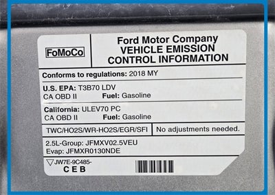 2018 Ford Fusion SE