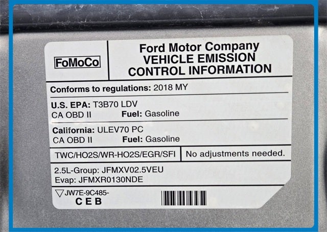 2018 Ford Fusion SE