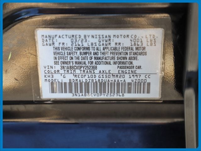 2023 Nissan Sentra SV
