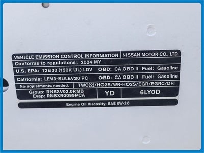 2024 Nissan Sentra SV