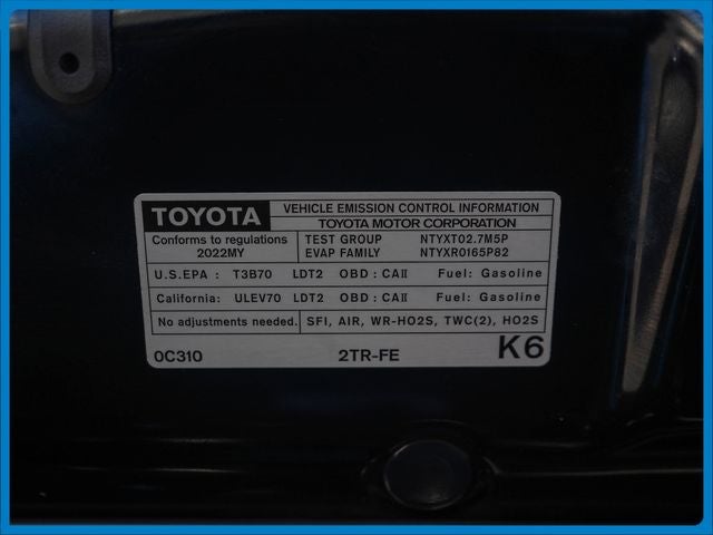 2022 Toyota Tacoma SR