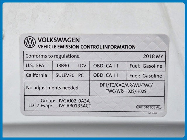 2018 Volkswagen Tiguan 2.0T SE