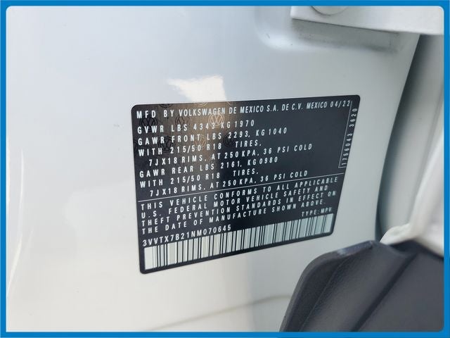 2022 Volkswagen Taos 1.5T SE