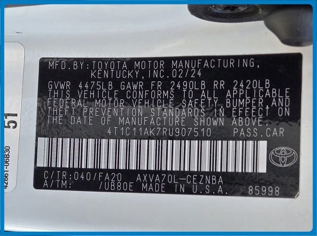 2024 Toyota Camry LE