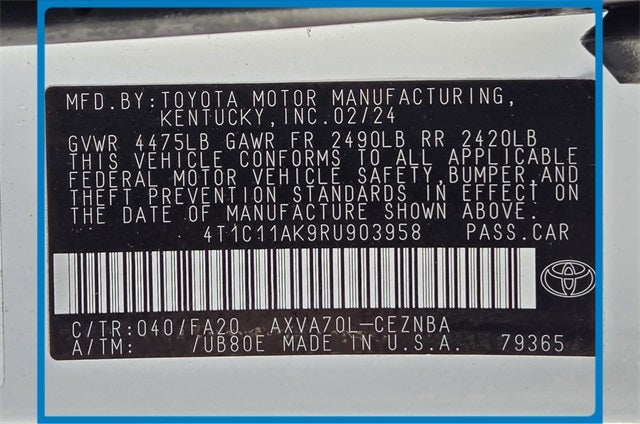 2024 Toyota Camry LE