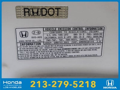 2016 Honda Odyssey EX-L