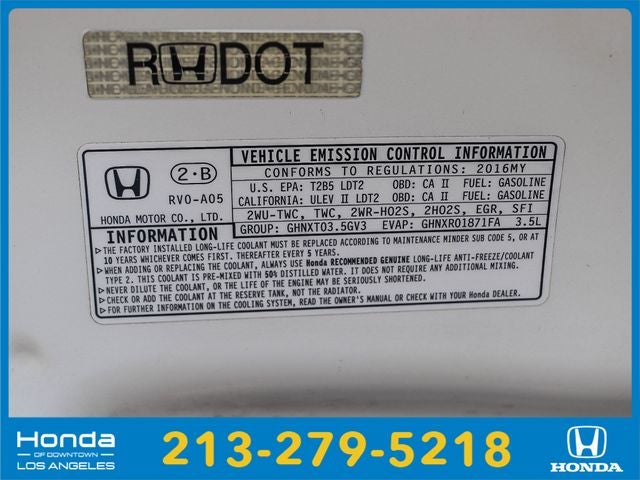 2016 Honda Odyssey EX-L
